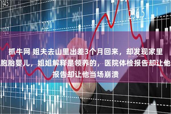 抓牛网 姐夫去山里出差3个月回来，却发现家里多了个双胞胎婴儿，姐姐解释是领养的，医院体检报告却让他当场崩溃